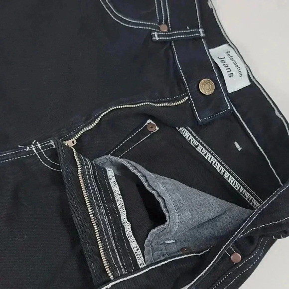 Reformation Cowboy High Rise Straight Jean - Picture 10 of 16